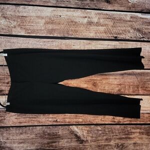 Lafayette 148 Wide Leg Size 14 Gray Dress Pants